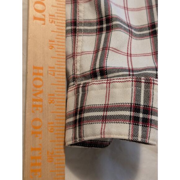 Fjallraven Fjallglim Stretch Plaid Flannel Long Sleeve Button Down Shirt XS - Picture 9 of 9